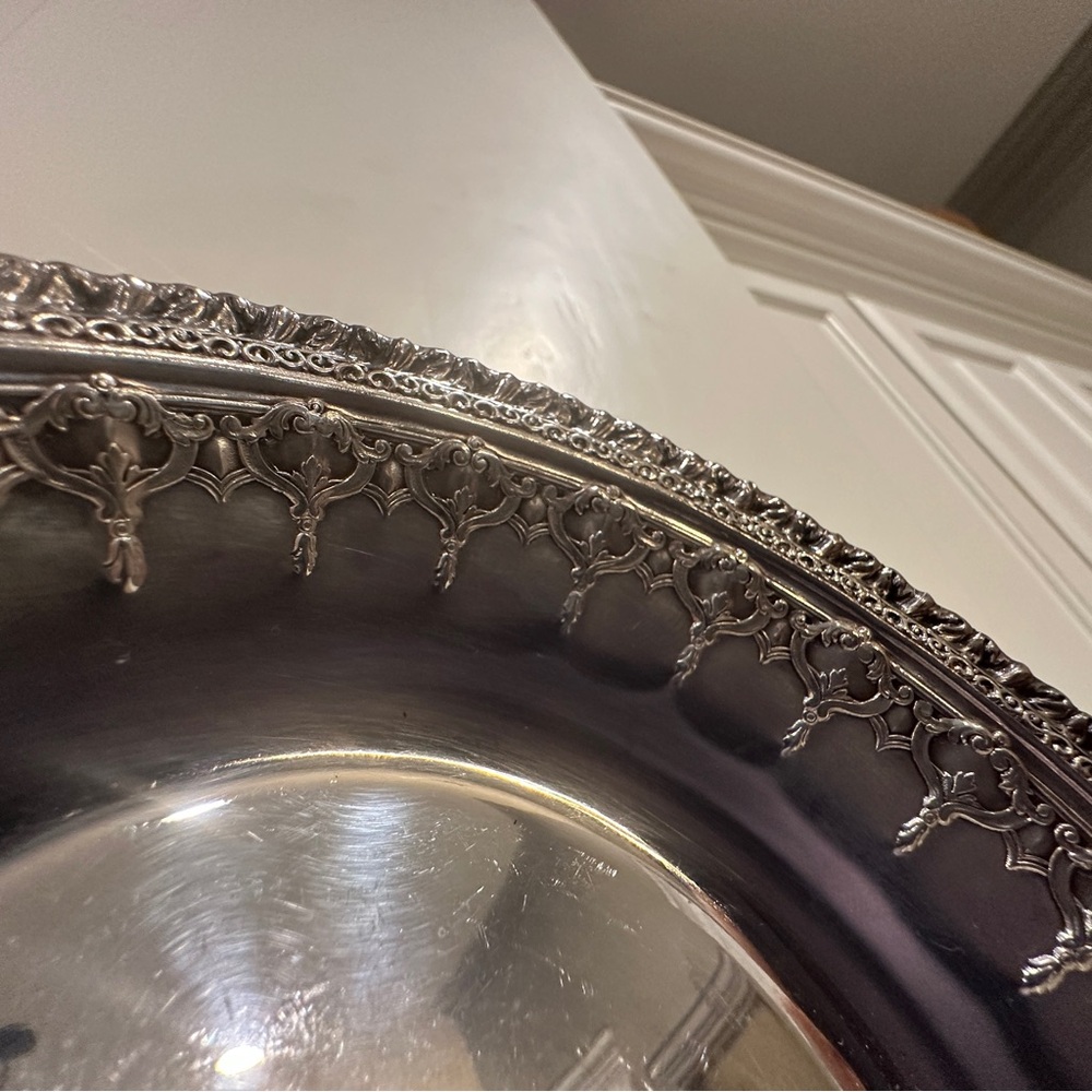 Reed & Barton 1202 Silverplate Francis I Style 6” Candy Nut Bowl Mid-Century - Picture 6 of 10